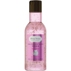تصویر تونر پاک كننده و مرطوب كننده دیپ سنس گلاب پوست حساس 160 میل Deep Sense Organic Rose Water Toner