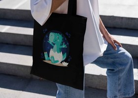 تصویر baby t-rex baby t-rex tote bag