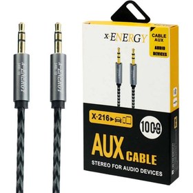 تصویر کابل AUX ایکس انرژی مدل X-216 طول 1 متر X-Energy x-216 AUX Cable