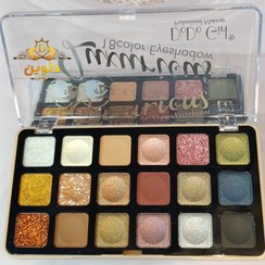 تصویر پالت سایه چشم دودو گرل مدل لاکچری 18 رنگ - کد2 luxurious eyeshadow
