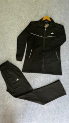 تصویر ست مانتو شلوار زنانه کد ۱۱۴۲ - مشکی / 