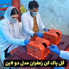 تصویر گل پاک کن زعفران مدل دولاین 