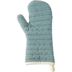 تصویر دستکش فر خاکستری فیروزه ای ایکیا مدل IKEA GRILLTIDER IKEA GRILLTIDER Oven glove grey-turquoise