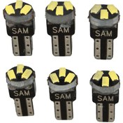 تصویر لامپ پشت آمپر SMD در رنگ های مختلف 