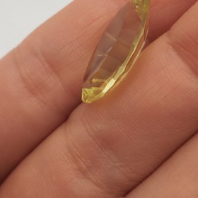 تصویر نگین سیترین لیمو کوارتز ، طبیعی و بدون هیت ، کد N070 