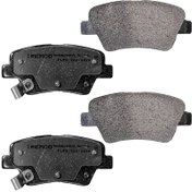 تصویر لنت ترمز عقب خودرو آی آر امکو مدل دیسکی دو جفت مناسب برای پژو پارس، سمند سورن 