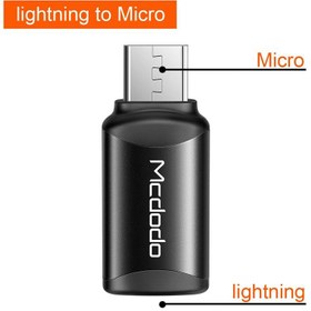 تصویر مبدل لایتنینگ به microUSB مک دودو مدل OT-771 