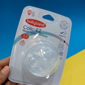 تصویر سر شیشه کولیک ایز 0-3 ماه کد 207 بی بی لند Babyland Colic-EZ 0-3 Nipple Code 207