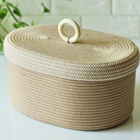 تصویر ظرف نان مدل Oval - طوسی 