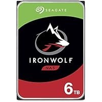 تصویر Seagate IronWolf 6TB NAS Hard Drive HDD - 3.5 اینچ SATA 6Gb / s 7200 RPM 256MB کش برای ذخیره سازی شبکه RAID ضمیمه - بسته بندی رایگان ناامید کننده (ST6000VN0033) Seagate IronWolf 6TB NAS Internal Hard Drive HDD – CMR 3.5 Inch SATA 6Gb/s 5600 RPM 256MB Cache for RAID Network Attached Storage – Frustration Free Packaging (ST6000VN001)