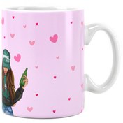 تصویر لیوان سرامیکی راویتا طرح دخترانه 2189 