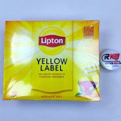 تصویر چای لیپتون زرد نشان 100 عددی Lipton 