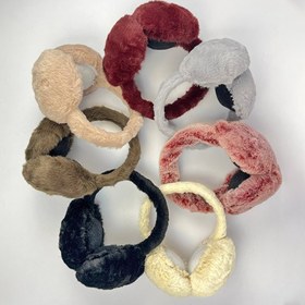 تصویر گوش گیر خزدار زمستانی مدل تدی 