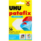 تصویر چسب خمیری بی رنگ UHU patafix 56 UHU Patafix invisible 56pcs. glue pads