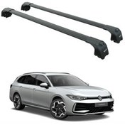 تصویر جعبه بار سقفی VOLKSWAGEN PASSAT VARIANT B9 2023 2025 میله باربند PAW PRO 2 BLACK auto paw 