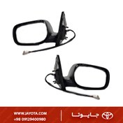 تصویر آینه بغل راهنمادار برقی تاشو تویوتا کرولا 12-2008 (جفت) - وای تی ام تایوانی 