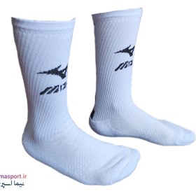 تصویر جوراب ورزشی میزانو نیم ساق کف حوله ای زنانه Mizuno socks