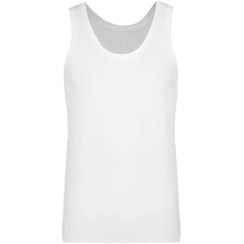 تصویر زیرپوش رکابی مردانه جناب مدل CLASSIC FIT رنگ سفید ۱۰۰٪ پنبه 