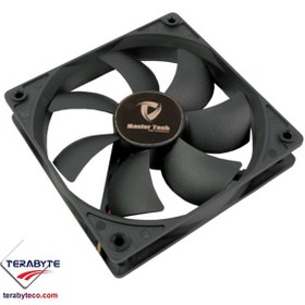 تصویر فن کیس مسترتک 120mm Black MasterTech 120mm Black Case Fan