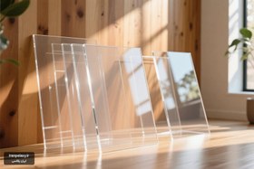 تصویر طلق شیشه ای شفاف 