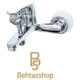 تصویر شیر دوش حیران مدل صدف کروم 