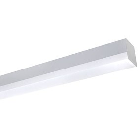 تصویر چراغ LED روکار/ آویز خطی سفید 12 وات یخی لومینا مازی نور با ماژول برق مستقیم LUMINA Surface Mount/Suspended LED Linear Luminaire,12w, 4000K, White, Mazinoor