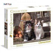 تصویر پازل 1000 قطعه ای Clementoni طرح بچه گربه های دوست داشتنی 