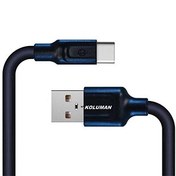 تصویر کابل تبدیل USB به USB - C کلومن مدل KD-35 KOLUMAN KD-35 USB TO USB-C CHARGE AND SYNC DATA CABLE