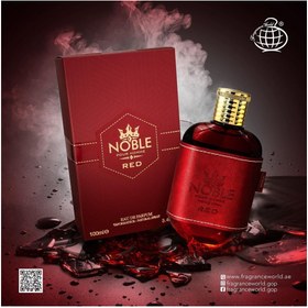 تصویر عطر وادکلن فراگرنس ورد مدل نوبل پور هوم رد مشابه رایحه دومونت نیترو رد Fragrance World Noble Pour Homme Red