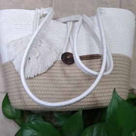 تصویر کیف ساحلی قیطان دوزی 