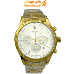 تصویر ساعت مچی عقربه‌ای مردانه مدل رولکس سه موتوره کرنوگراف Rolex 2363 