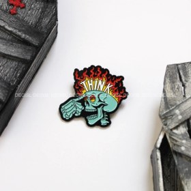 تصویر پین جمجمه - کد557 