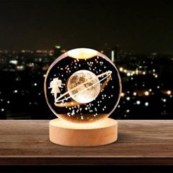 تصویر چراغ خواب گوی کریستال مدل ماه و دختر قطر 8 Apple AirPods Pro 2021 Wireless Headphones with Charging case