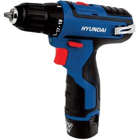 تصویر دریل شارژی اتوماتیک هیوندای مدل HP122-A Hyundai HP122-A automatic cordless drill