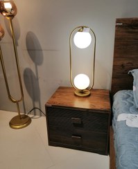 تصویر اباژور رومیزی R124 - شامپاینی / طلایی 