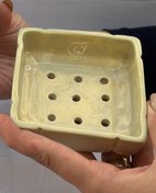 تصویر جاصابونی سرامیکی رنگ سدری 