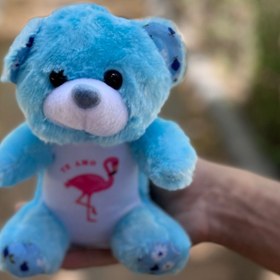 تصویر عروسک خرس te amo 