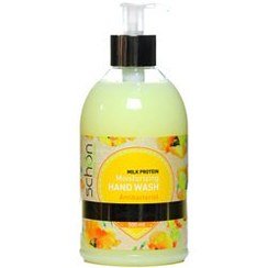 تصویر مايع دستشویی کرمی مدل Sweet Sunrise شون حجم 500 میل Schon Sweet Sunrise Silk Protein Moisturizing Hand Wash 500ml