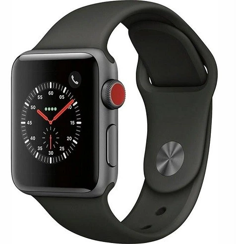 Black 38mm apple watch series cheap 3