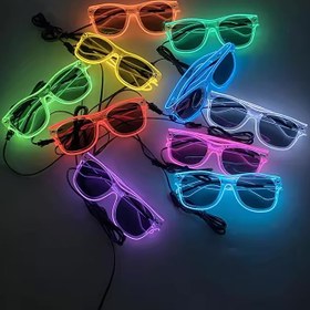 تصویر عینک تزئینی مدل بلک لایت کد 1NEON-REY 