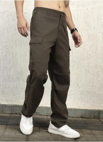 تصویر شلوار تیره زیتونی مردانه برند hubberholme Men Dark Olive Trousers