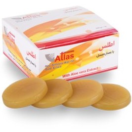 تصویر شمع اصلاح سکه ای عسل اطلس (500 گرم) Atlas honey hair remover wax-500gr