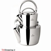 تصویر کتری و قوری استیل لایف اسمایل مدل TK1 18 