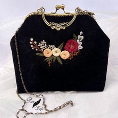 تصویر کیف مجلسی دهانه فلزی 