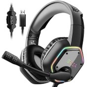 تصویر هدست گیمینگ اکسا E1000 RGB 7.1 Virtual EKSA E1000 RGB 7.1 Surround Sound USB Gaming Headset