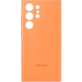 تصویر گارد سیلیکونی اورجینال گوشی سامسونگ مدل S23 ultra - زرد Original silicone guard for Samsung S23 ultra phone