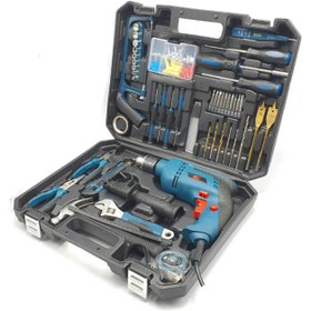 تصویر کیت دریل چکشی 100 عددی باس مدل BS1308 مدل BS1308