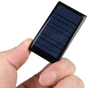 تصویر پنل خورشیدی اپوکسی سایز 53x30 میلیمتر - 5 ولت - 30 میلی آمپر ا BMS solar AK4-10 1A BMS solar AK4-10 1A