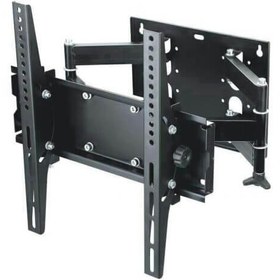 تصویر پایه دیواری (‌ براکت ) تلویزیون دو بازویی چرخشی 4 جهت 40 تا 70 اینچ VIVIDEX 