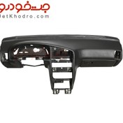 تصویر پوسته داشبورد پژو ۴۰۵ قدیم مشکی با فریم فلزی 